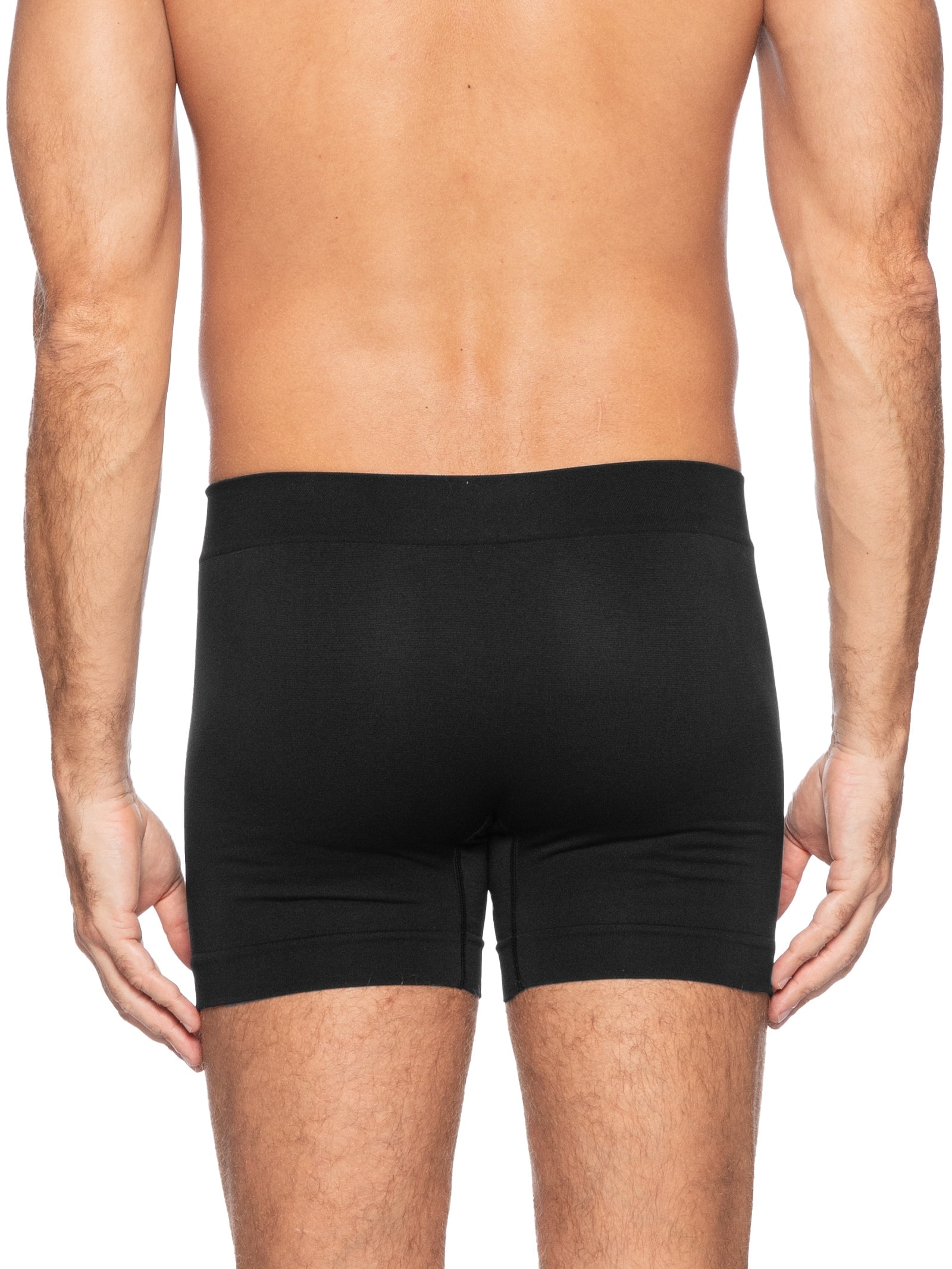 Kit 3 Cuecas Boxer Sem Costura Preto Aramis