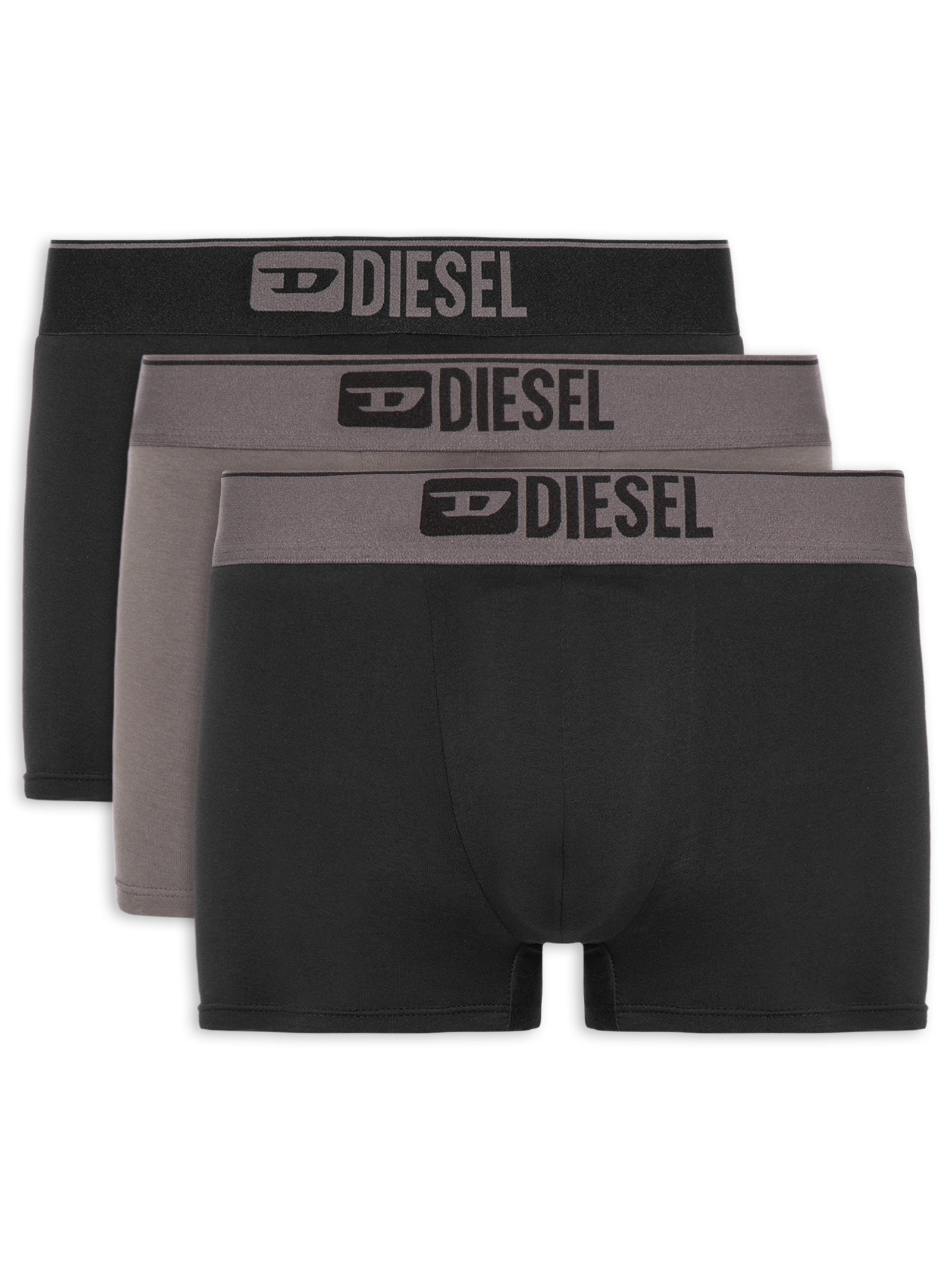 Kit 3 Cuecas Boxer – Preto Diesel
