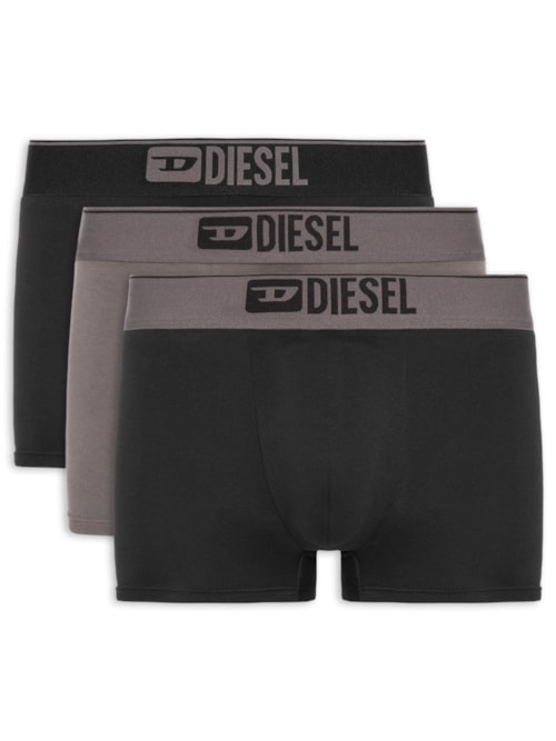 Kit 3 Cuecas Boxer – Preto