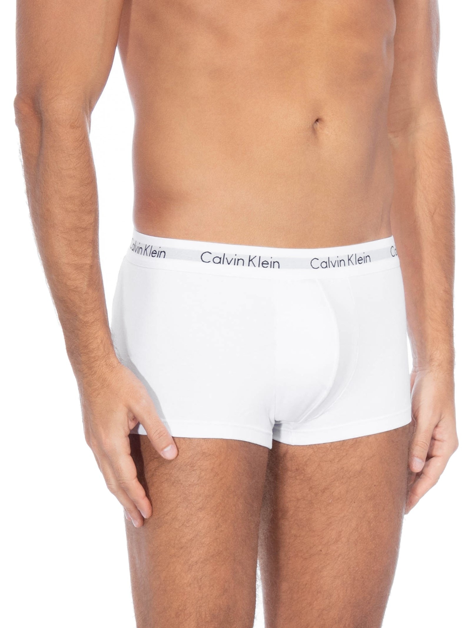 Calvin Klein Underwear - Kit 3 Cuecas Low Rise Trunk - Branco