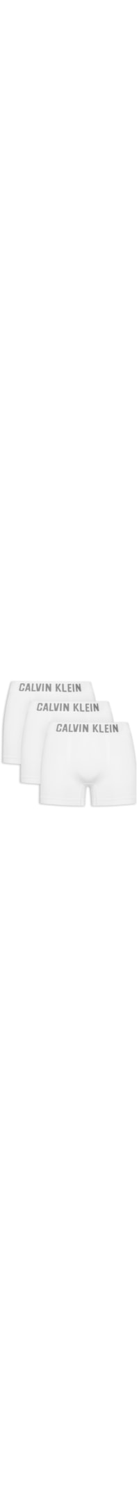 Kit 3 Cuecas Low Rise Trunk Seamless Micro - Branco