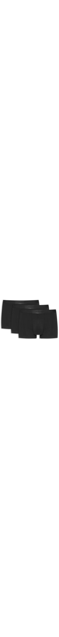 Kit 3 Cuecas Neo Boxer Cotton - Preto