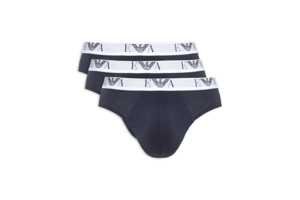 Kit 3 Cuecas Slip Bottom 3 Peças - Azul