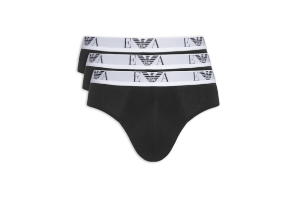 Kit 3 Cuecas Slip Bottom 3 Peças - Preto