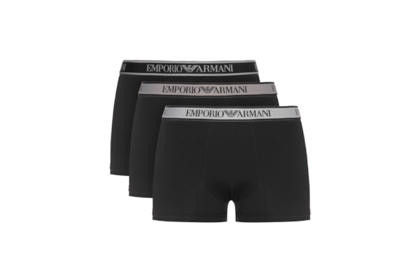 Kit 3 Cuecas Trunk Bottom Masculina - Preto