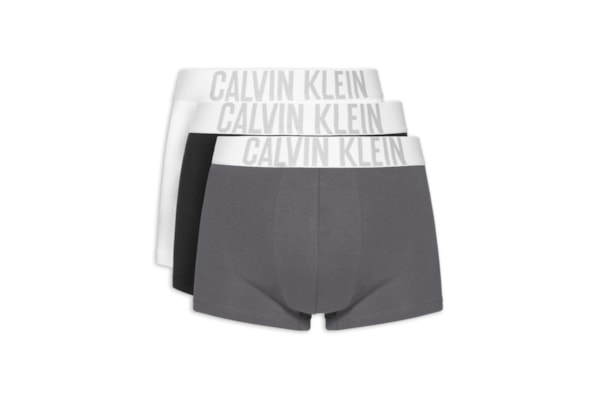 Kit 3 Cuecas Trunk Cotton Intense Power - Cinza