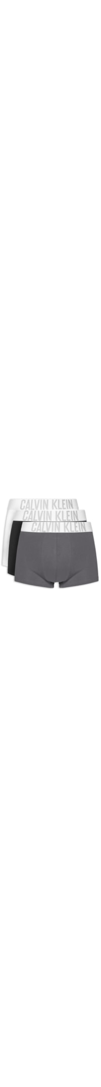Kit 3 Cuecas Trunk Cotton Intense Power - Cinza