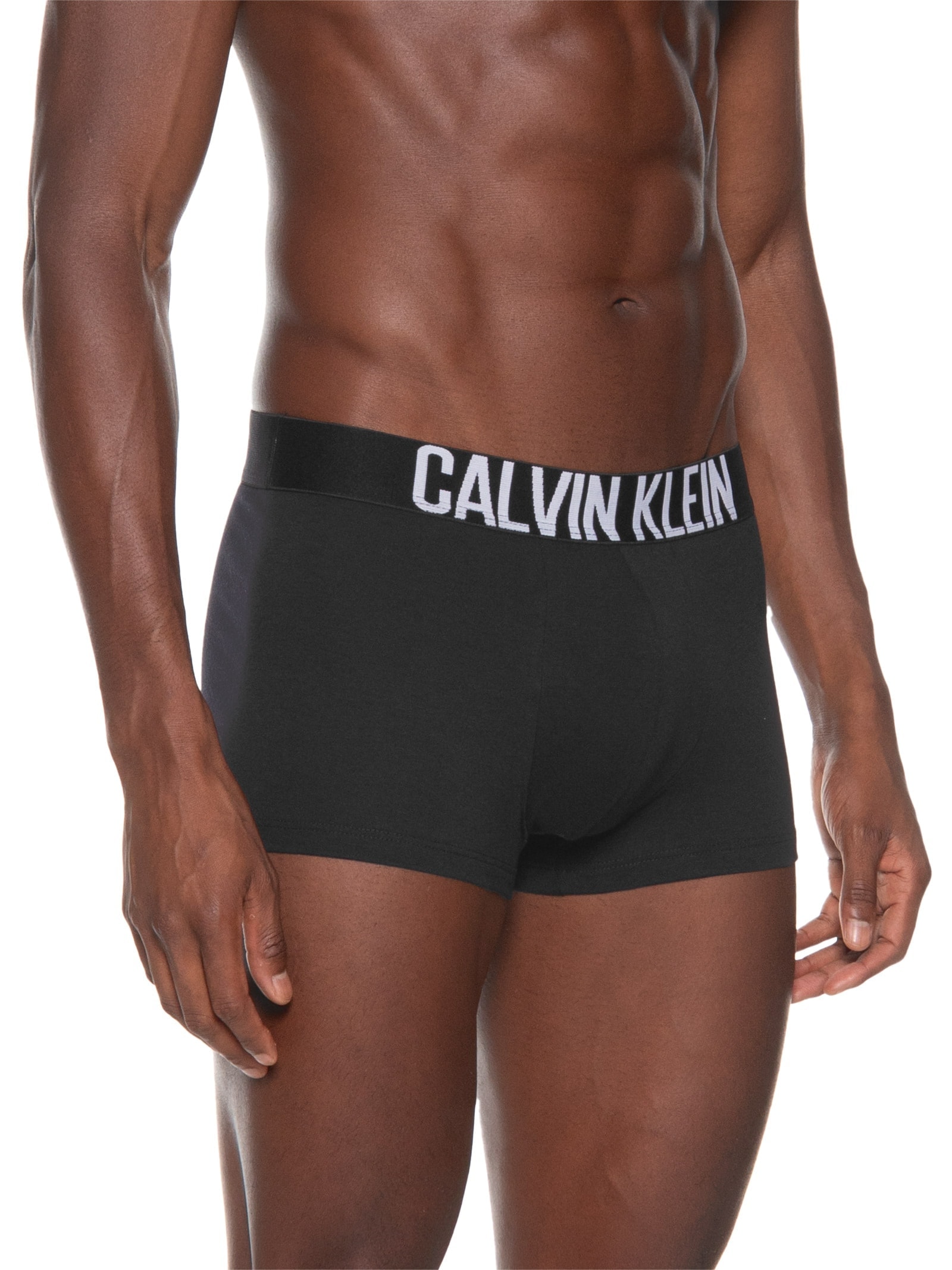 Kit 3 Cuecas Trunks Recycled Intense Power Preto Calvin Klein Underwear