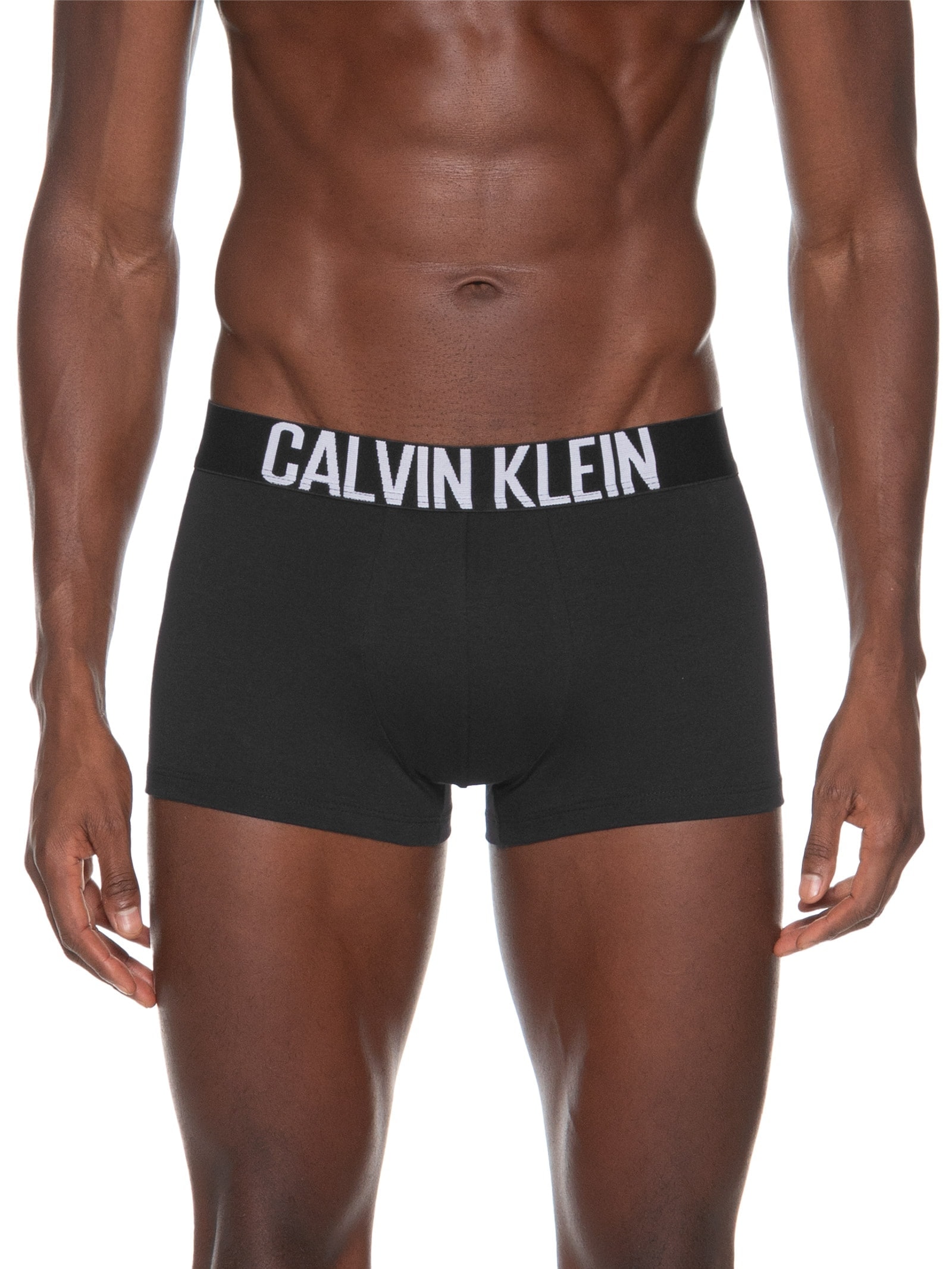 Kit 3 Cuecas Trunks Recycled Intense Power Preto Calvin Klein Underwear