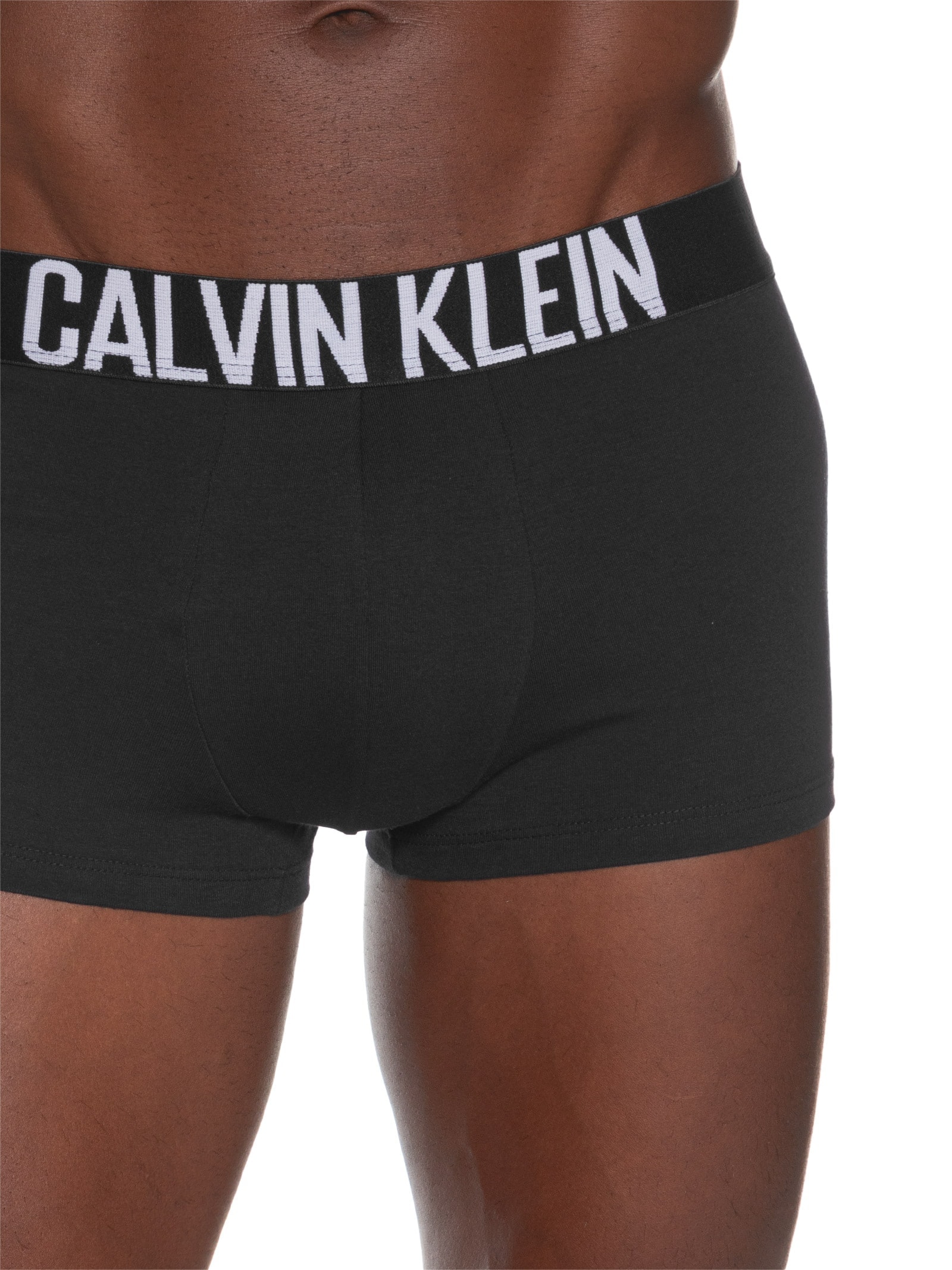 Kit 3 Cuecas Trunks Recycled Intense Power Preto Calvin Klein Underwear
