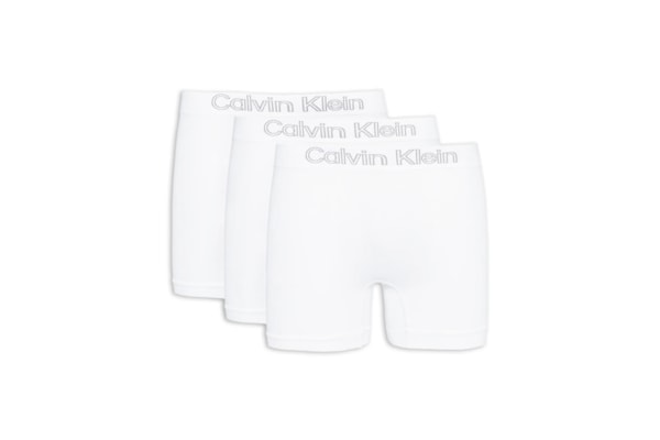 Kit 3 De Cuecas Low Rise Trunk Sem Costura - Branco
