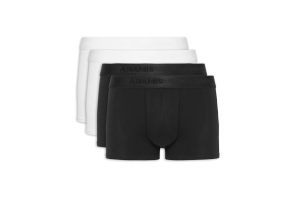 Kit 4 Cuecas Boxer Cotton