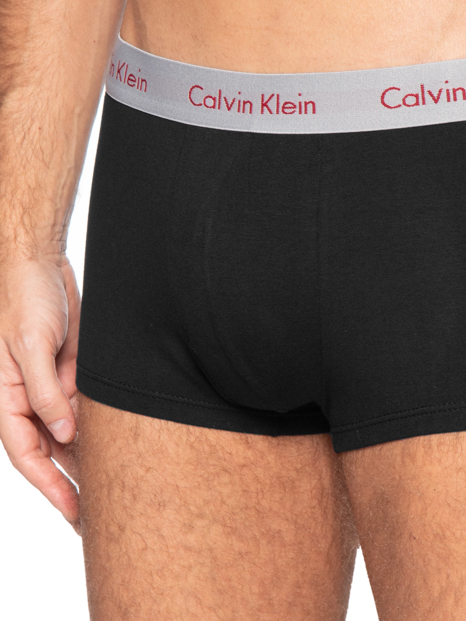 Kit 4 Cuecas Low Rise Trunk Vermelho Calvin Klein Underwear