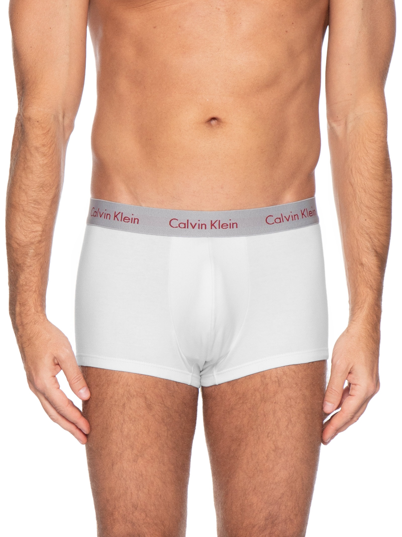 Kit 4 Cuecas Low Rise Trunk Vermelho Calvin Klein Underwear