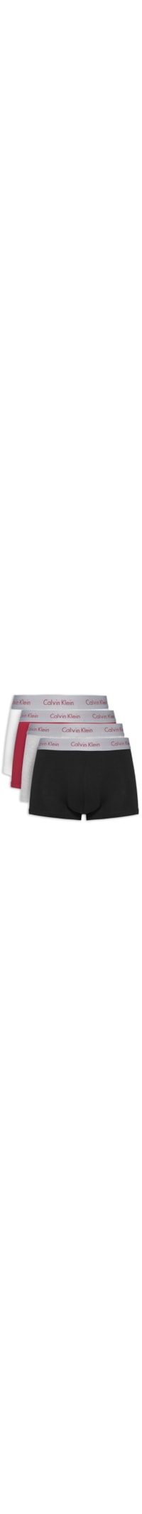 Kit 4 Cuecas Low Rise Trunk – Vermelho