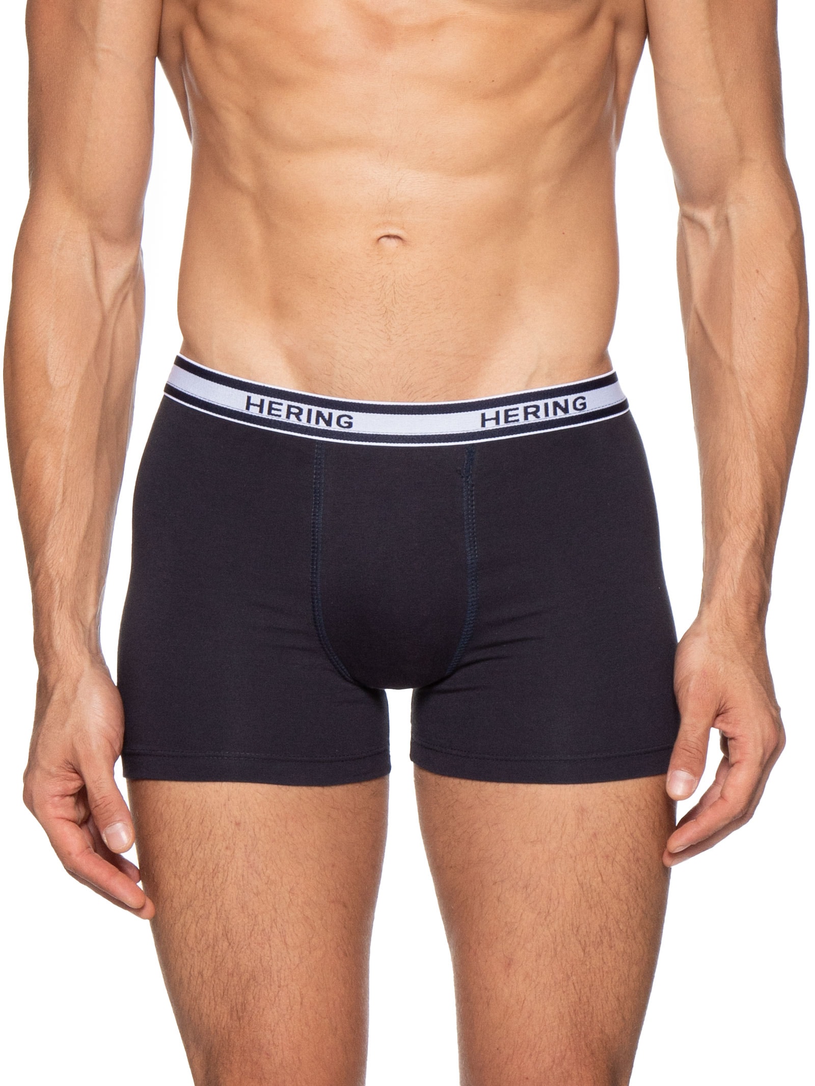 Kit 5 Cuecas Boxer Em Algodão Preto Hering Intimates