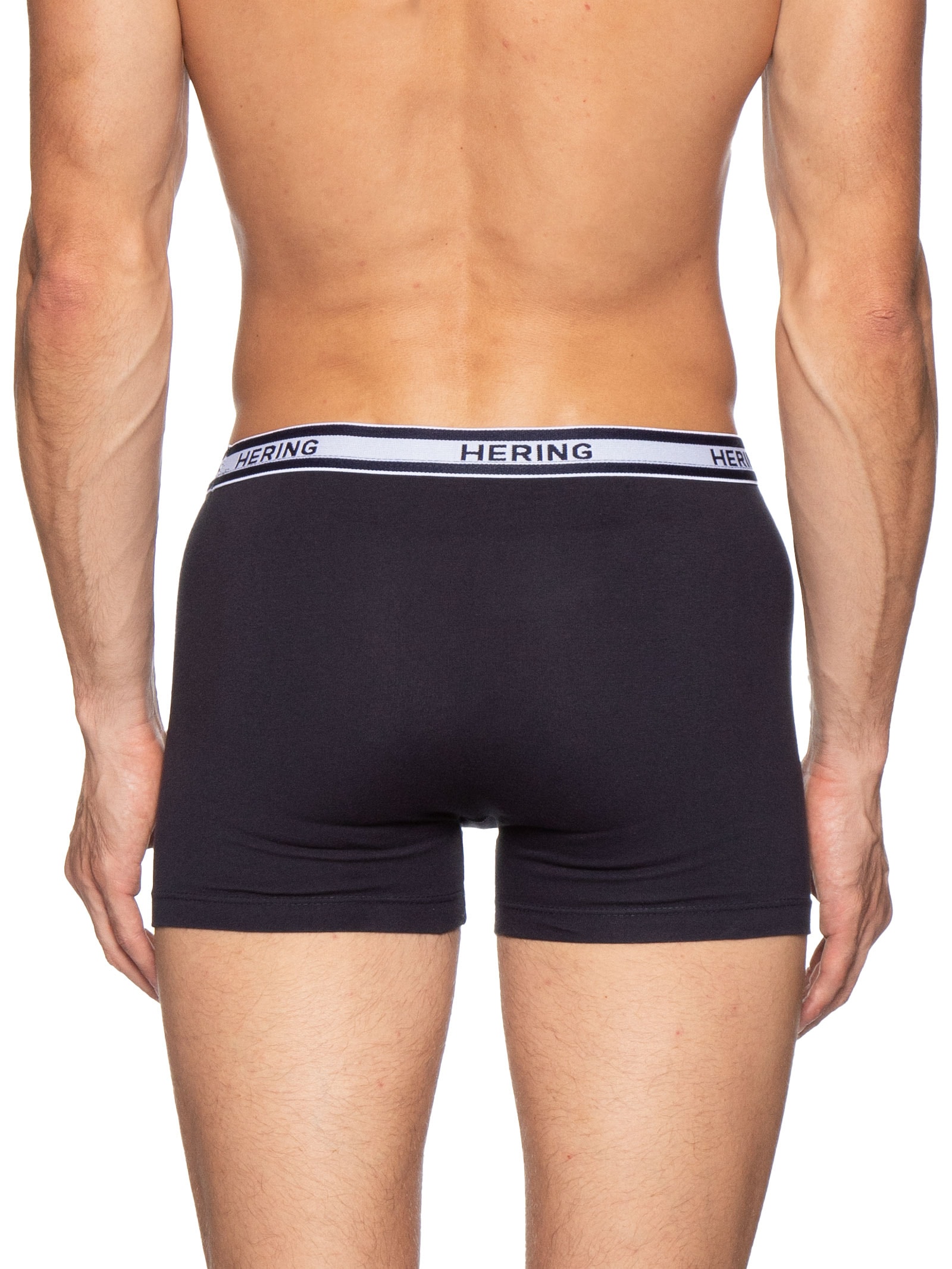 Kit 5 Cuecas Boxer Em Algodão Preto Hering Intimates