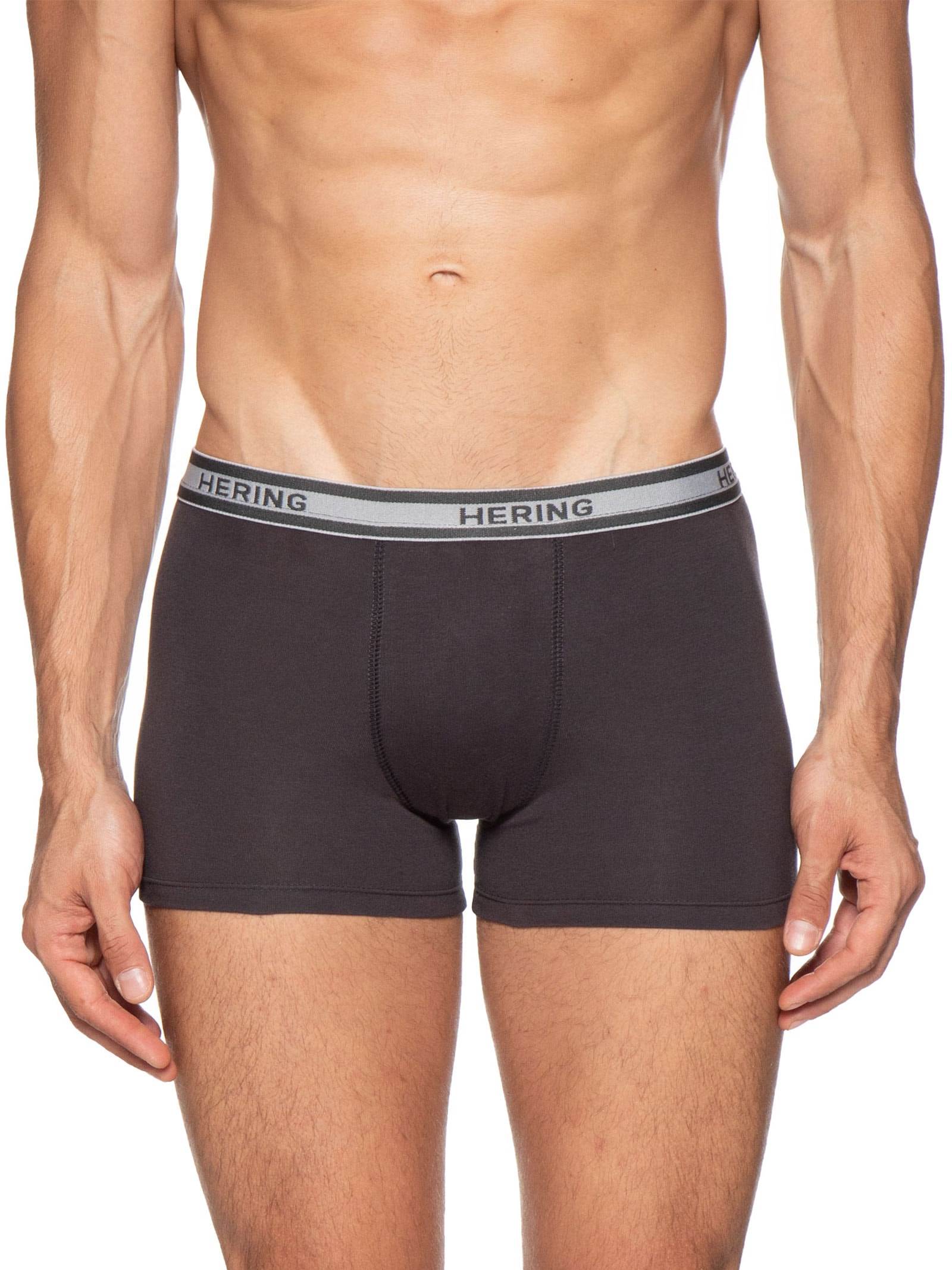 Kit 5 Cuecas Boxer Em Algodão Preto Hering Intimates