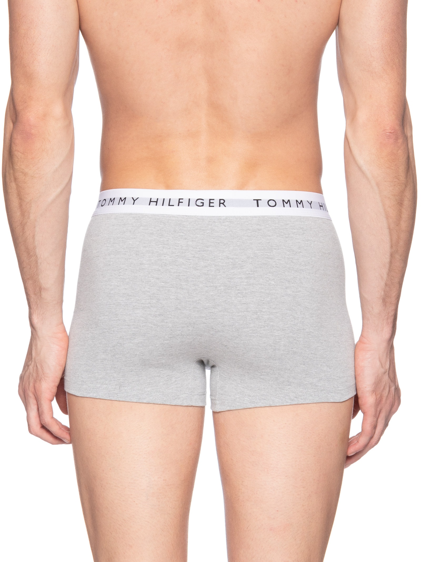 Kit 5 Cuecas Masculinas Boxer De Algodão Cinza Tommy Hilfiger