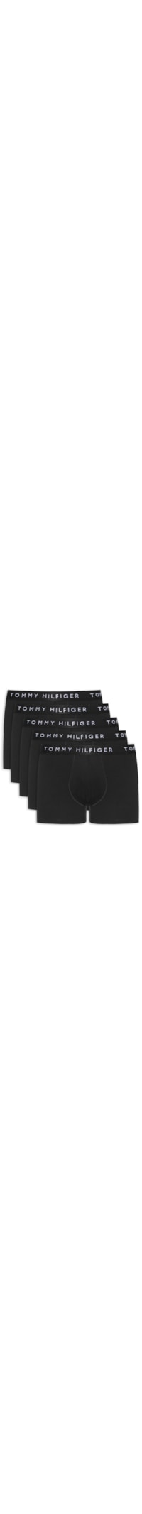 Kit 5 Cuecas Masculinas Boxer De Algodão - Preto
