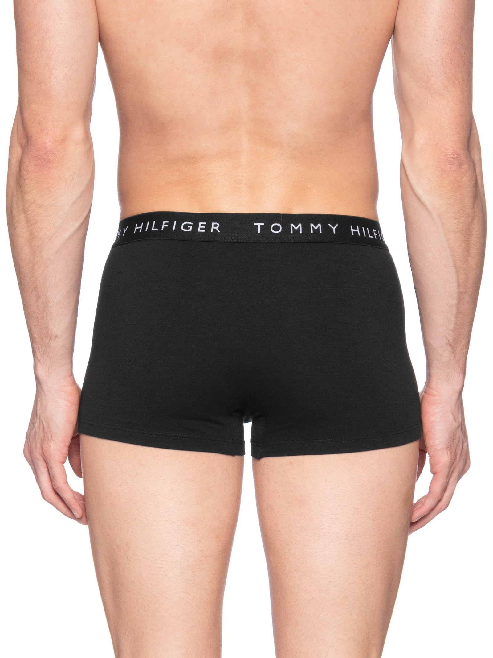 Kit 5 Cuecas Masculinas Boxer De Algodão Preto Tommy Hilfiger