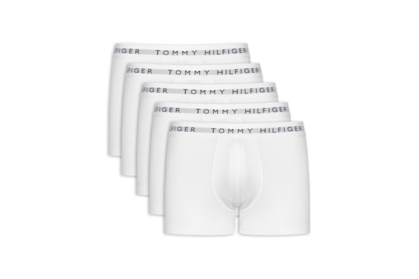 Kit 5 Cuecas Masculinas Brief De Algodão - Branco