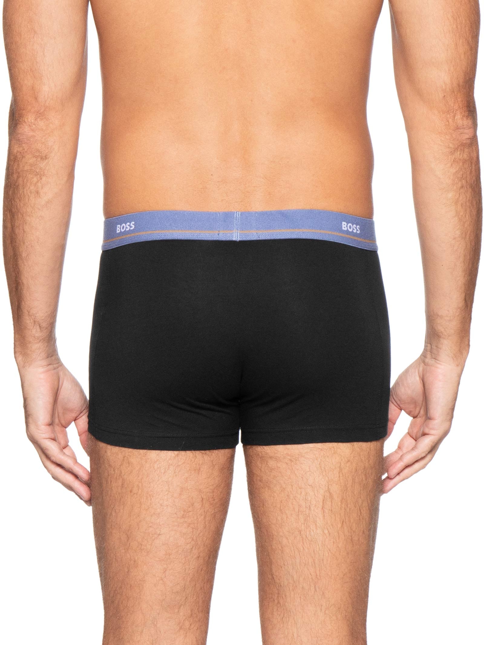 Kit 5 Cuecas Trunk Masculinas Essential – Preto Boss