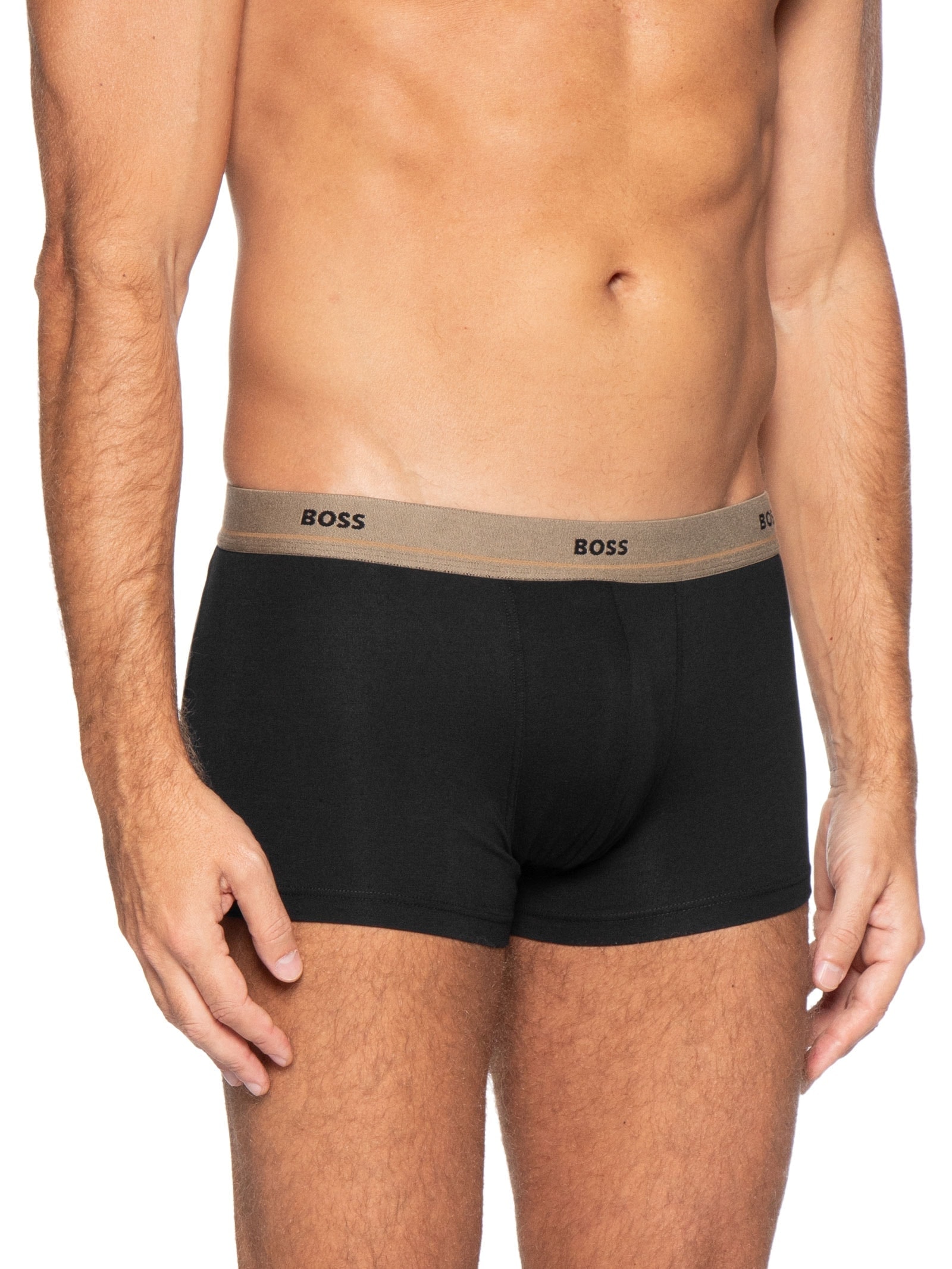 Kit 5 Cuecas Trunk Masculinas Essential – Preto Boss