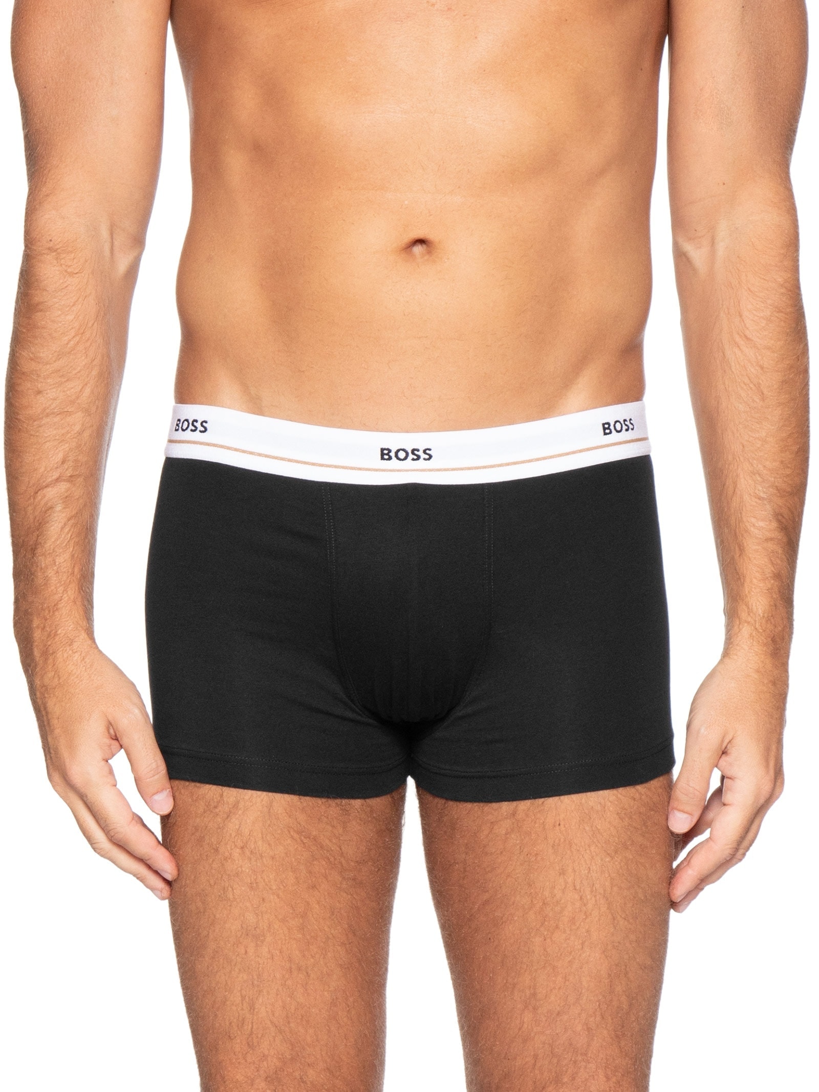 Kit 5 Cuecas Trunk Masculinas Essential – Preto Boss