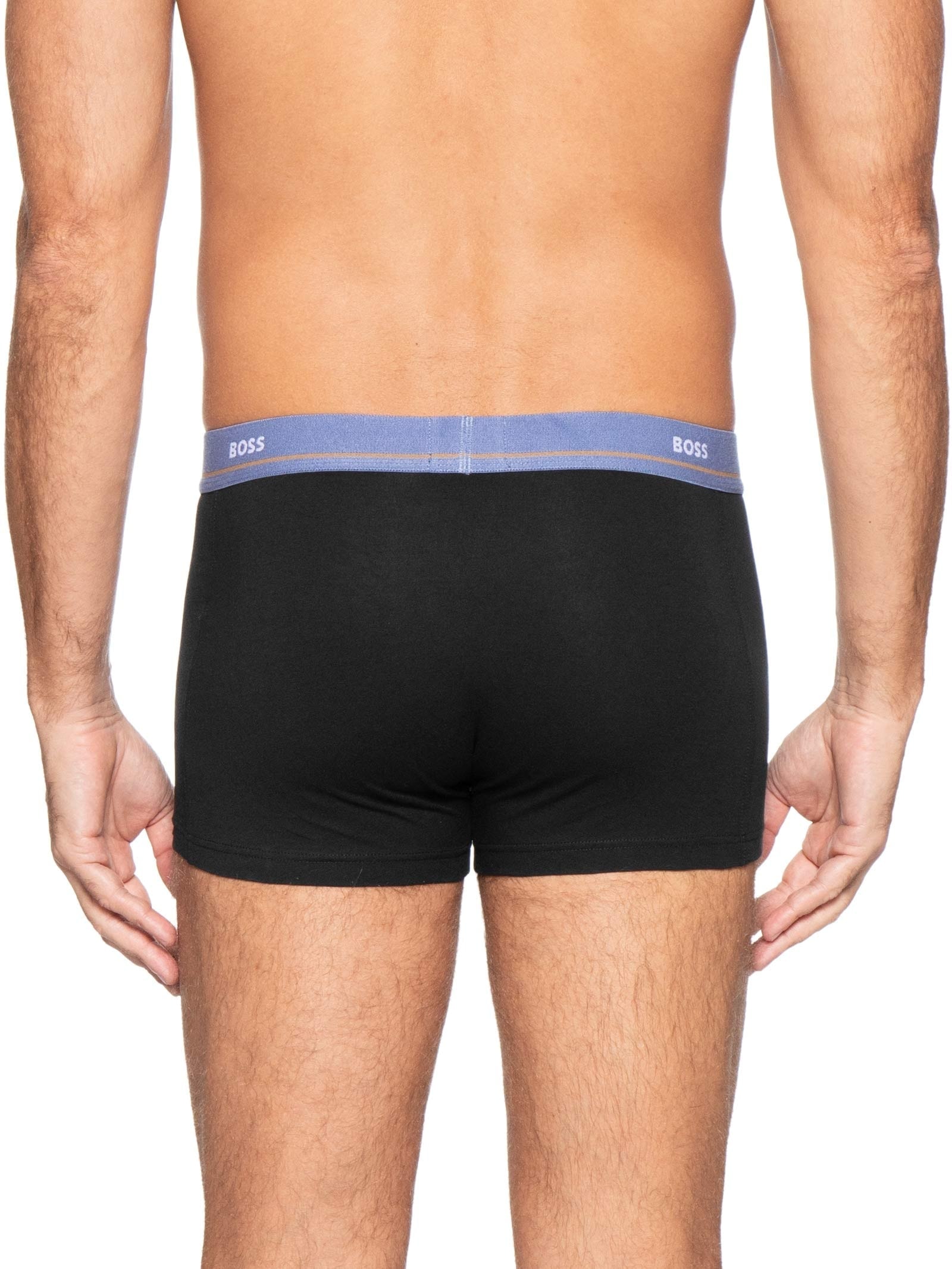Kit 5 Cuecas Trunk Masculinas Essential – Preto Boss