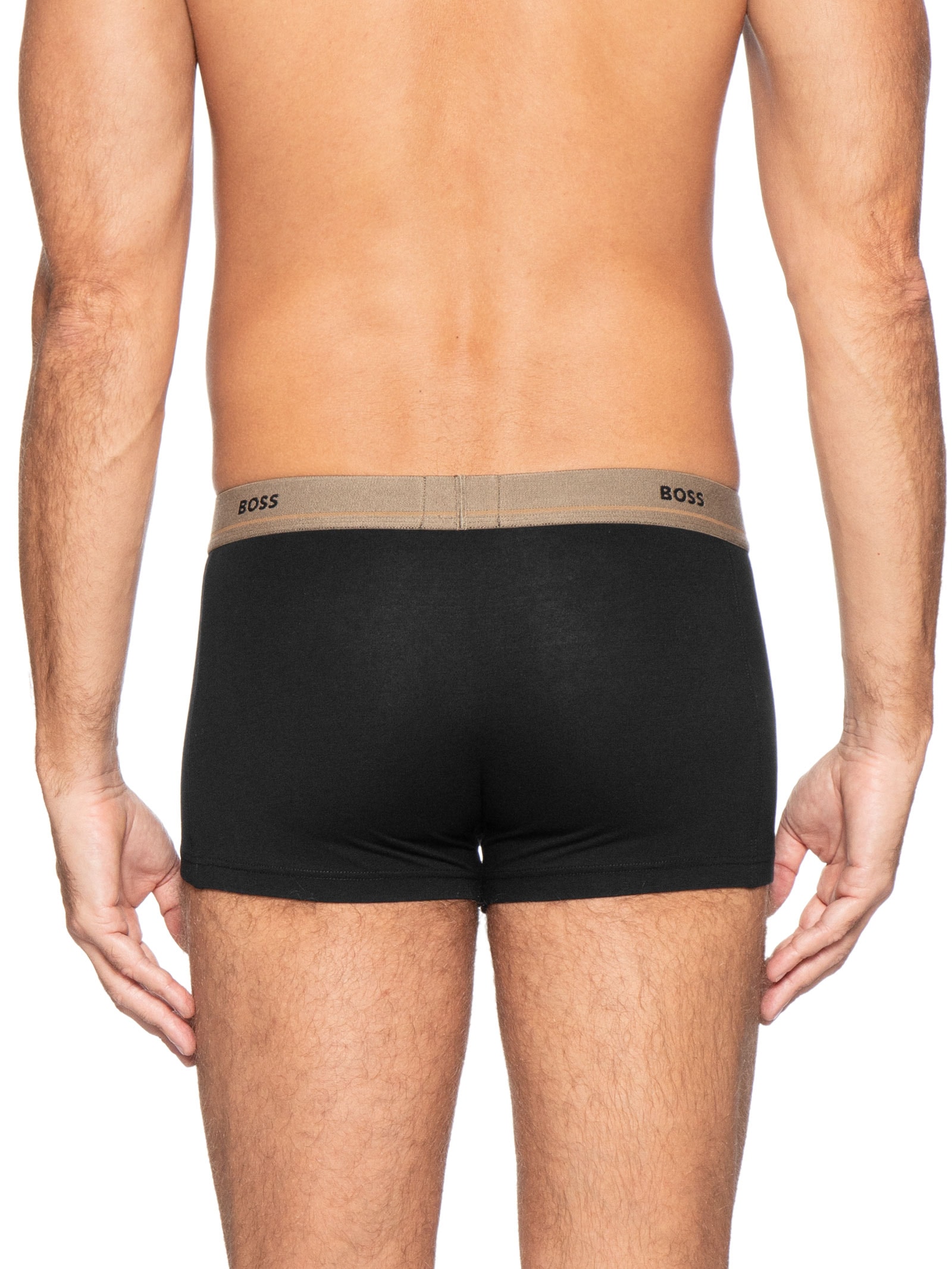 Kit 5 Cuecas Trunk Masculinas Essential – Preto Boss