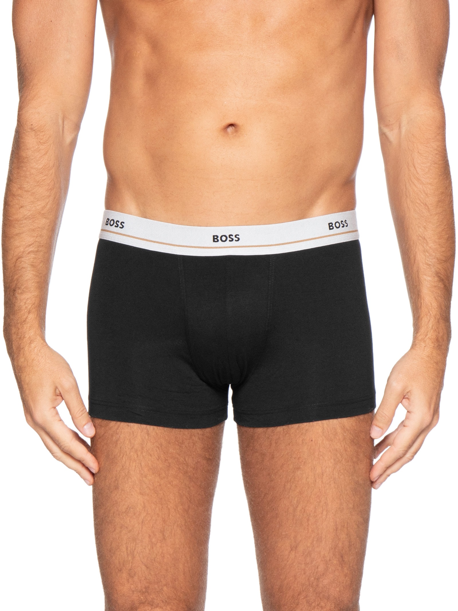 Kit 5 Cuecas Trunk Masculinas Essential – Preto Boss