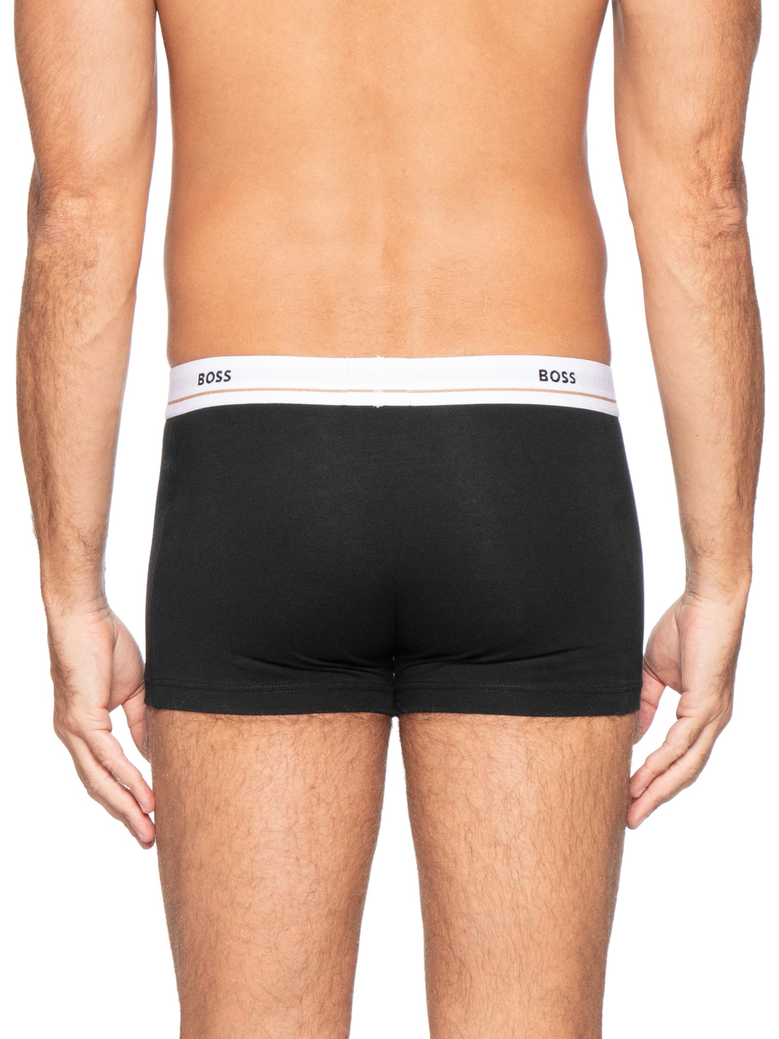 Kit 5 Cuecas Trunk Masculinas Essential – Preto Boss
