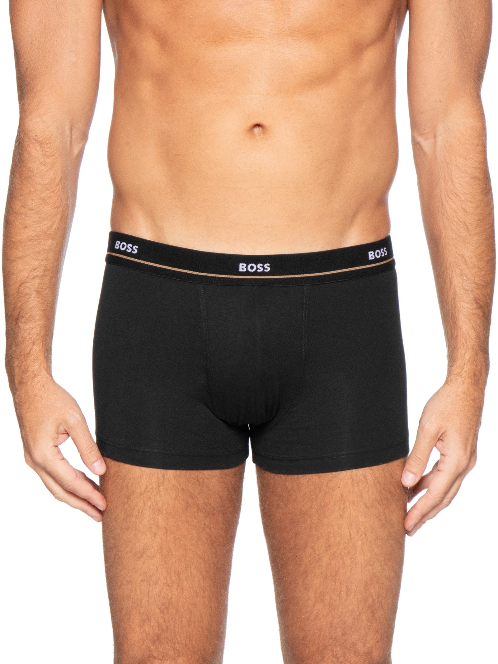 Kit 5 Cuecas Trunk Masculinas Essential – Preto Boss