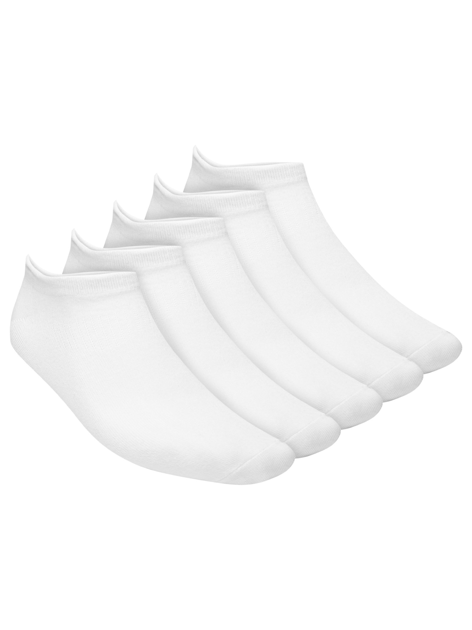 Kit 5 Pares de Meias Soquetes Masculina Branco Hering Intimates