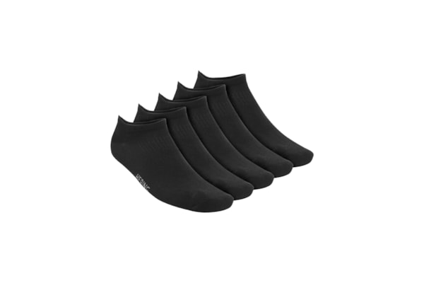 Kit 5 Pares de Meias Soquetes Masculina - Preto