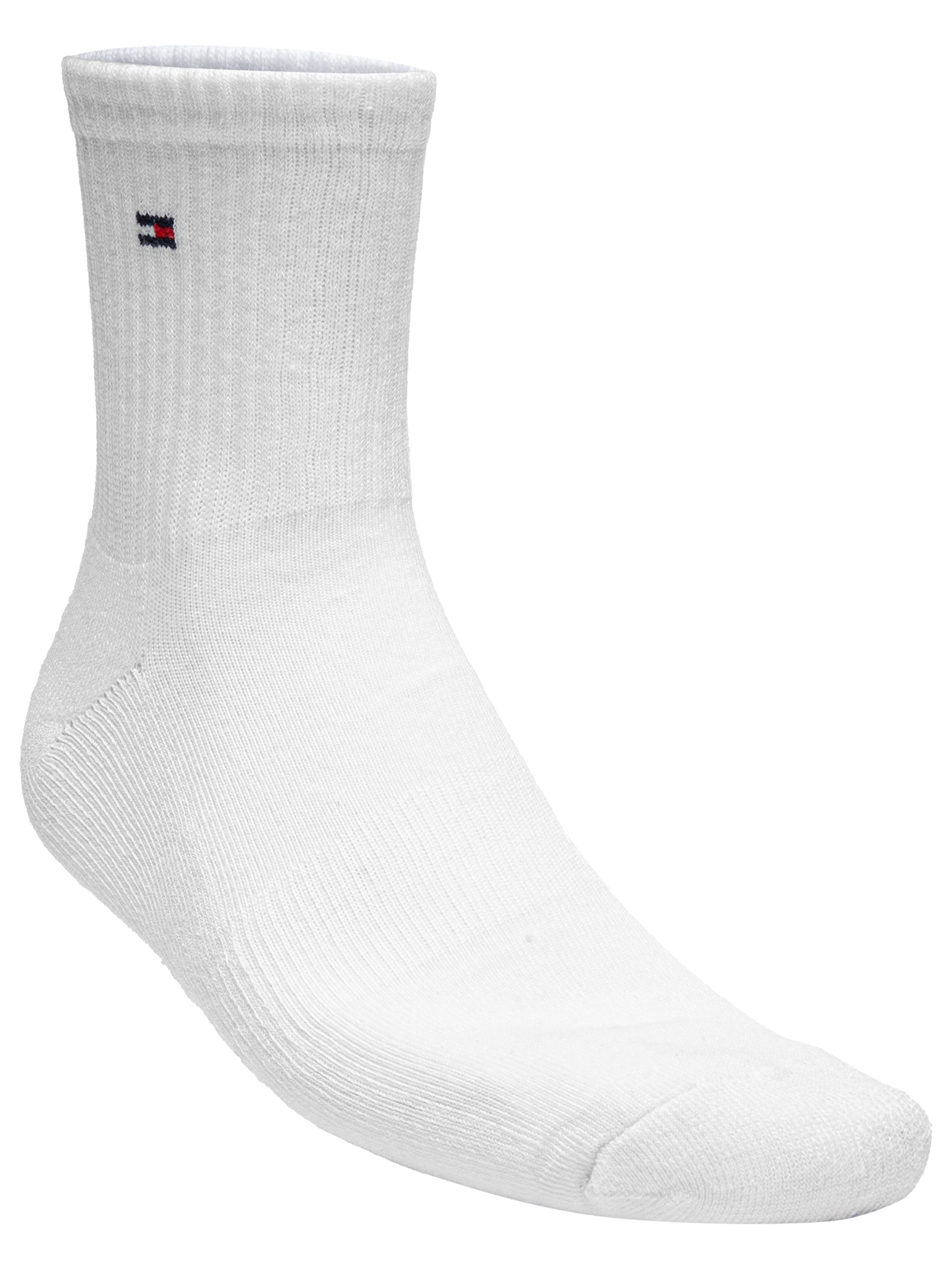 Kit 6 Pares de Meia Cano Médio Athletic High Quarter Masculino Cinza Tommy Hilfiger