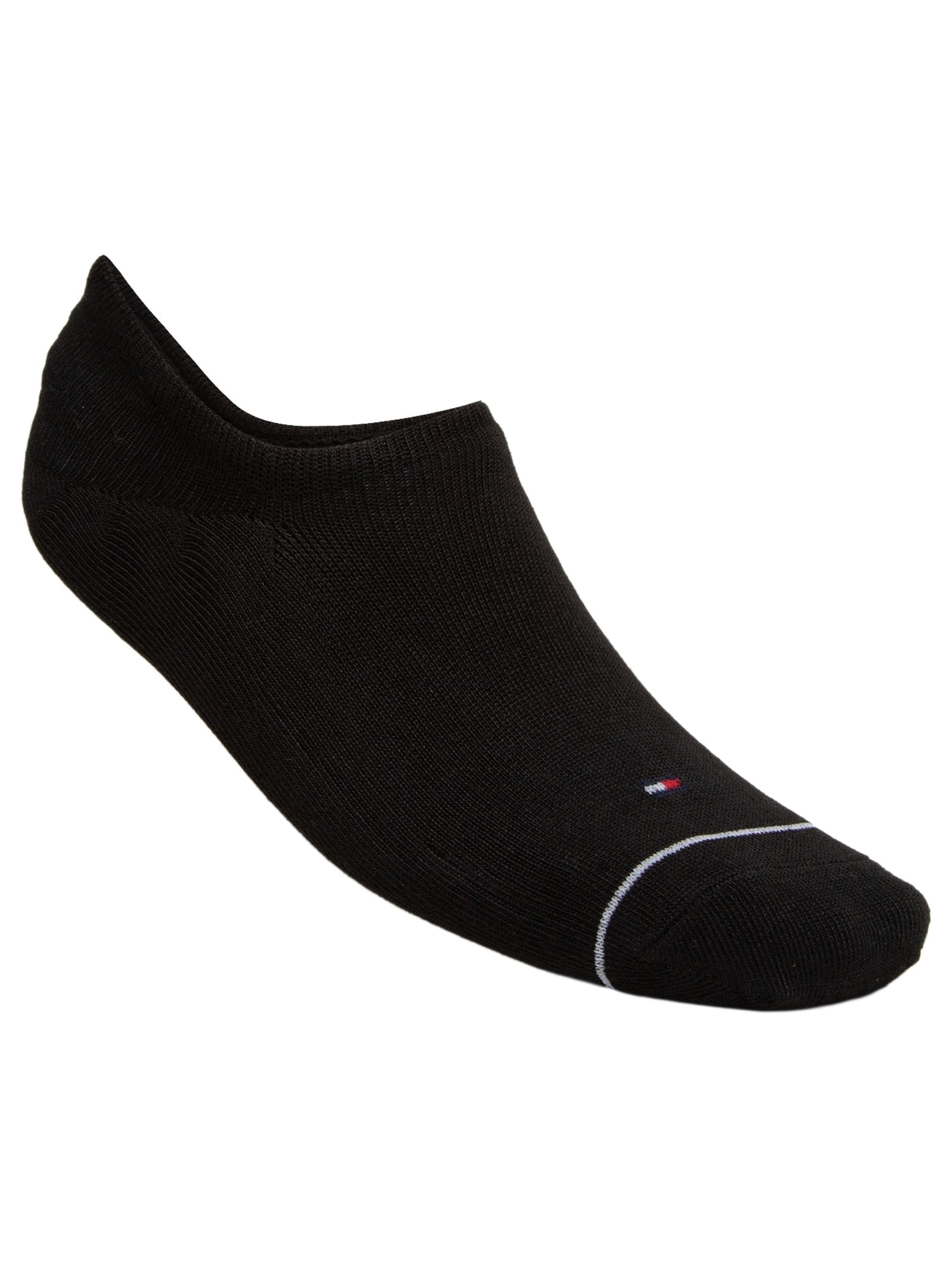 Kit 6 Pares de Meia Masculina Invisível Tino Logo Liner Preto Tommy Hilfiger