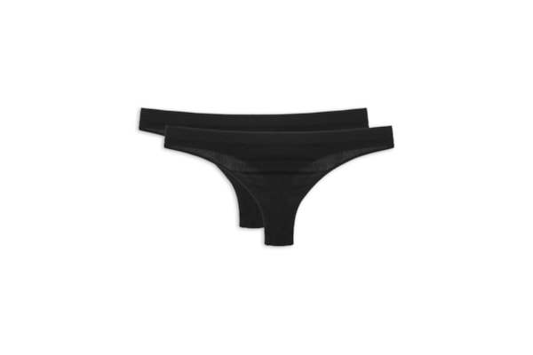 Kit Calcinhas Lisas - Preto