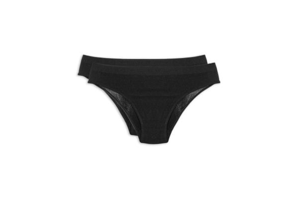 Kit Calcinhas Lisas - Preto