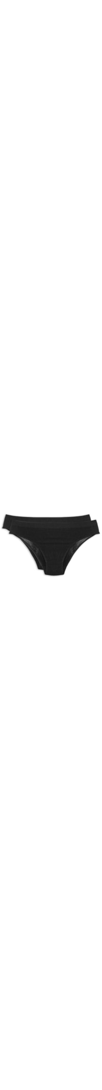 Kit Calcinhas Lisas - Preto