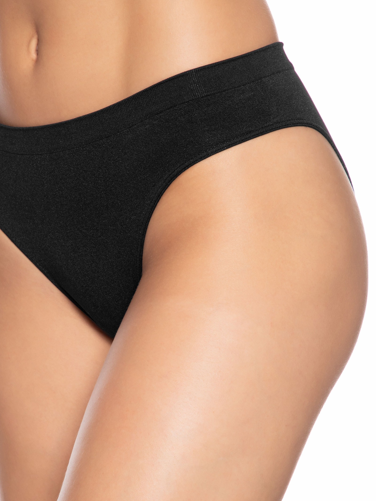 Kit Calcinhas Lisas Preto Hering Intimates