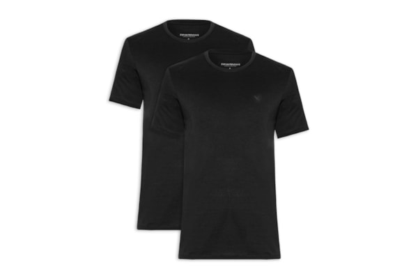 Kit Camiseta Masculina 2 Peças Mc Crew Neck - Preto