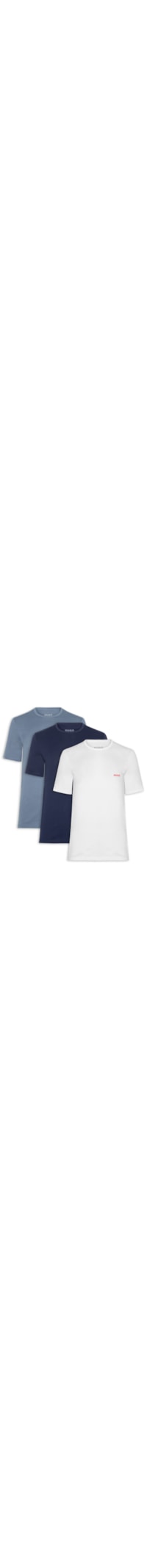 Kit Camiseta Masculina 3p Rn Triplet P- Azul