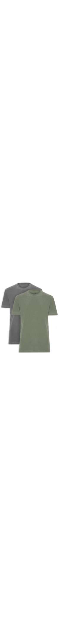 Kit Camiseta Masculina Manga Curta Classic Stone - Cinza