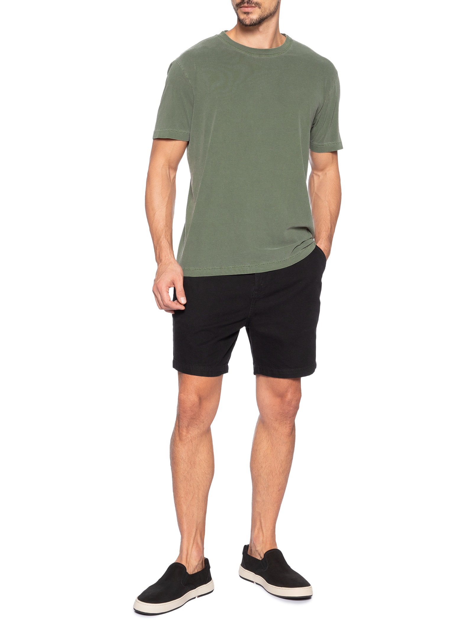 Kit Camiseta Masculina Manga Curta Classic Stone Cinza Osklen