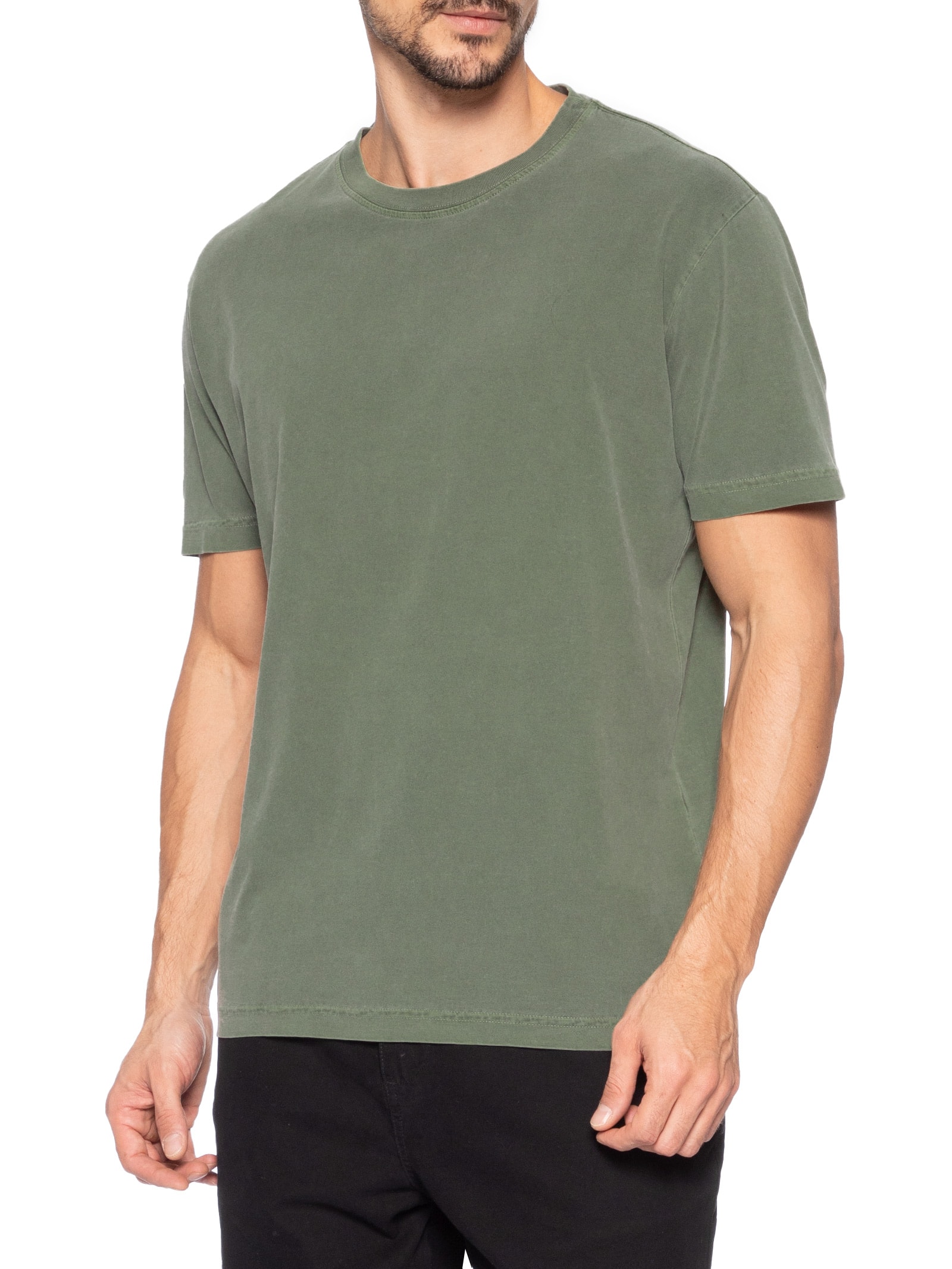 Kit Camiseta Masculina Manga Curta Classic Stone Cinza Osklen
