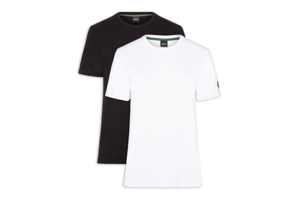 Kit Camiseta Masculina Regular Fit 2-Pack - Preto