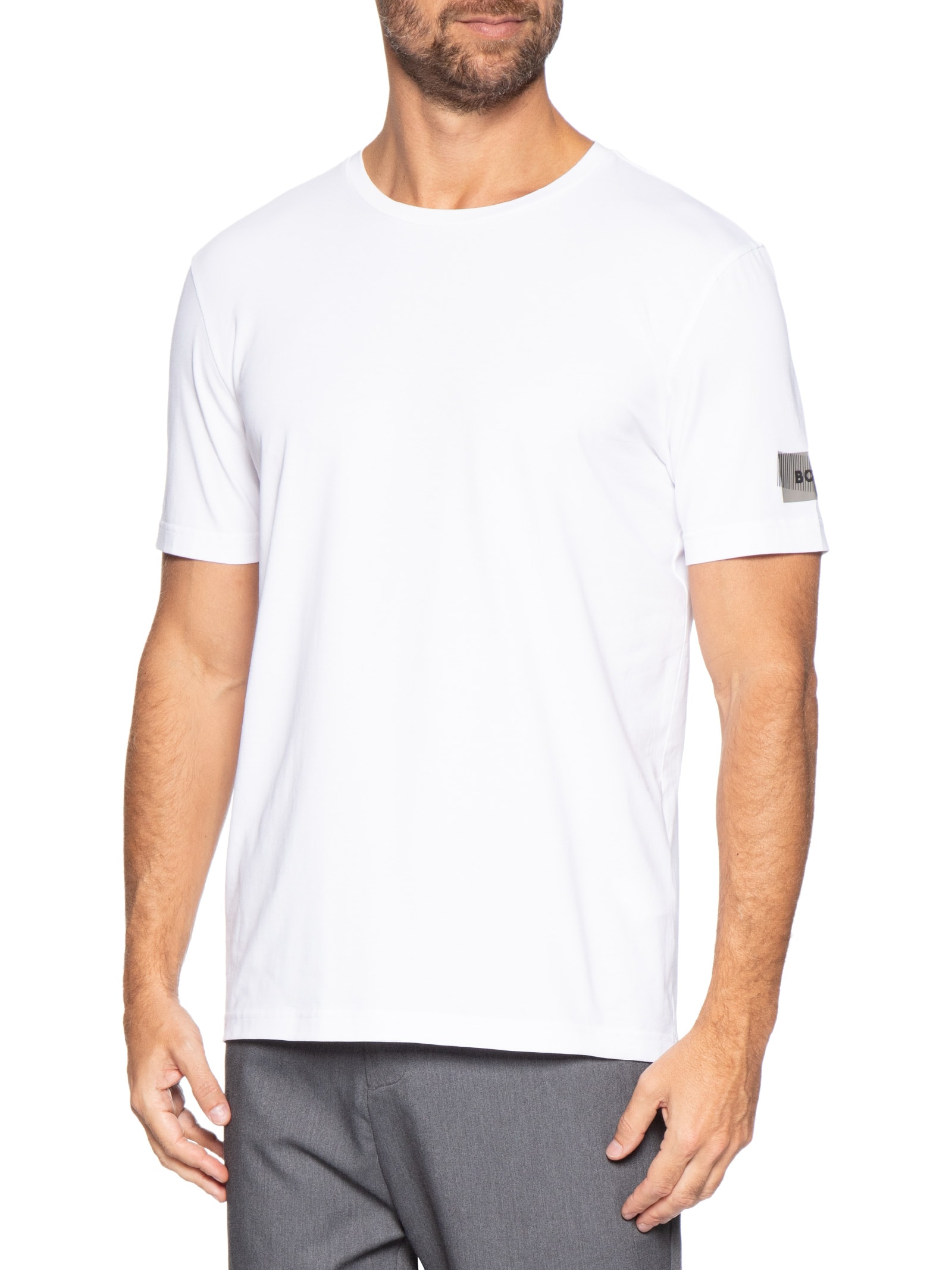 Kit Camiseta Masculina Regular Fit 2-Pack Preto Boss