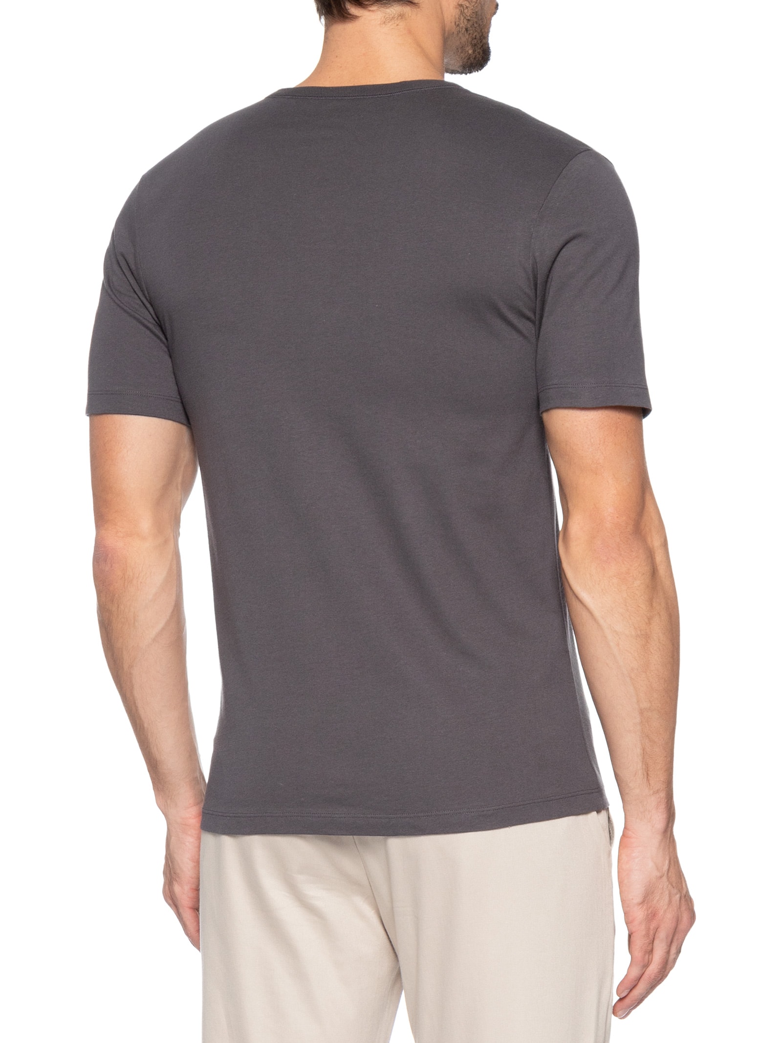 Kit Camiseta Masculina Rn 3P Classic Branco Boss
